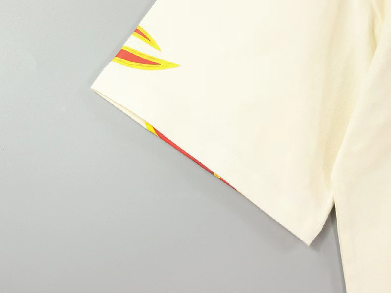 Palm Angels Graffiti Flame T Shirt Shorts Black White (20) - www.newkick.vip